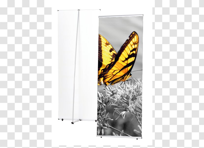 Monarch Butterfly Symbol Mental Health Counselor Sign - Insect - Rollup Design Transparent PNG