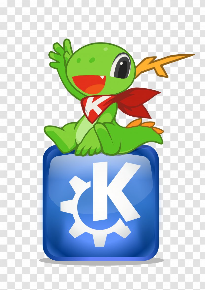 KDE Plasma 4 Konqi Oxygen Project Desktop Environment - Art - Linux Transparent PNG