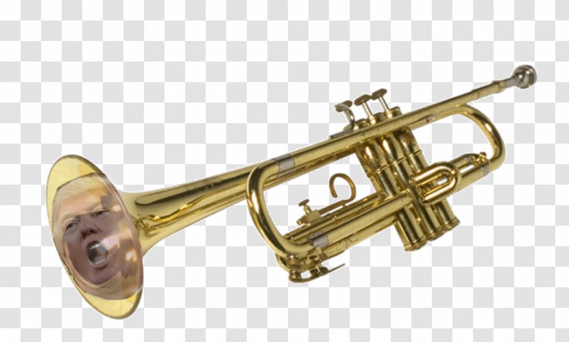 Trumpet Drawing Flugelhorn Saxhorn Mellophone - Cartoon Transparent PNG