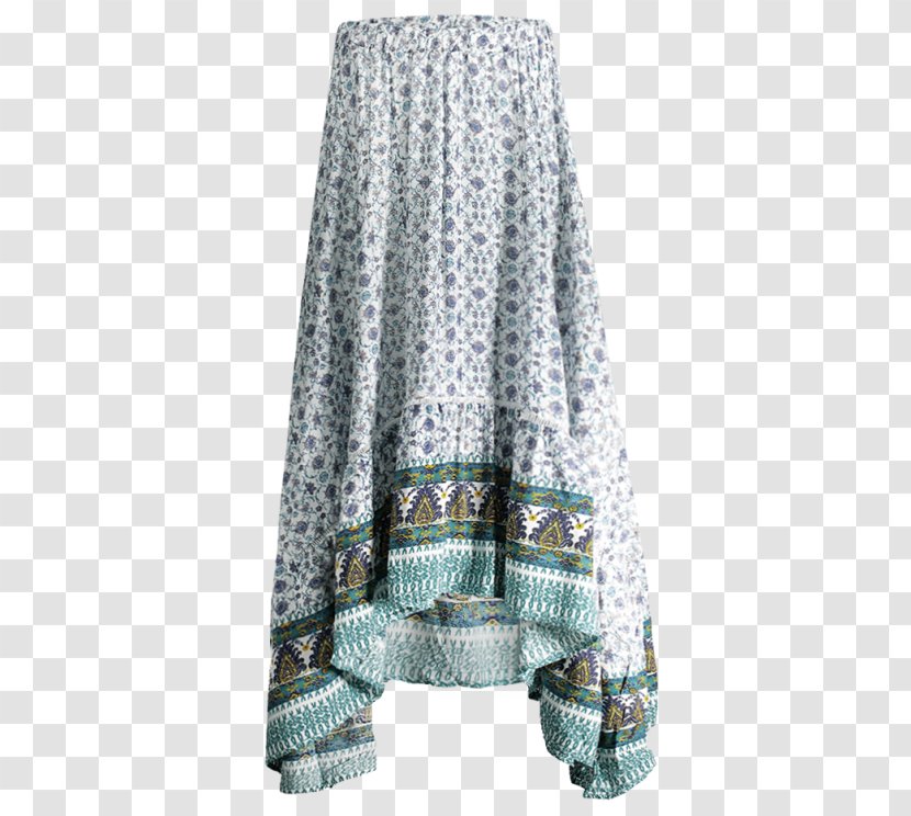 Denim Skirt A-line Clothing Fashion - Boho Pattern Transparent PNG