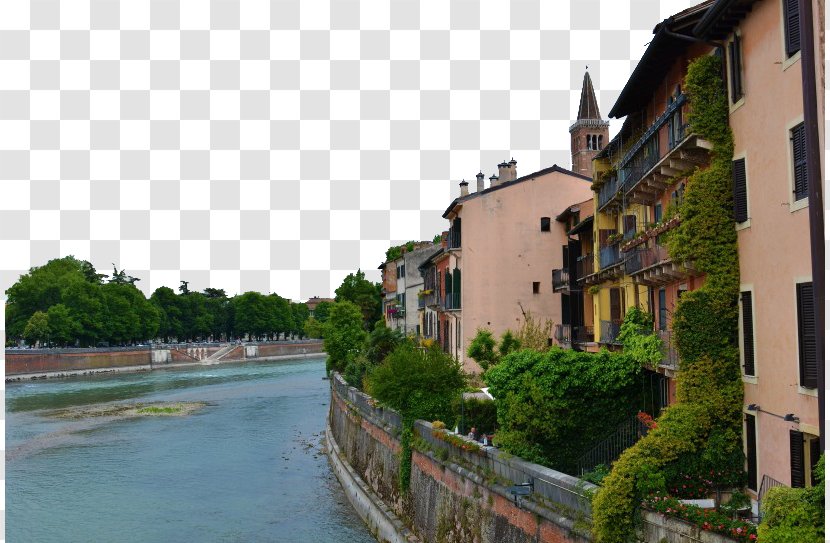 Verona Landscape Tourism Facade - City - The Historic Of Verona, Italy, Seven Transparent PNG