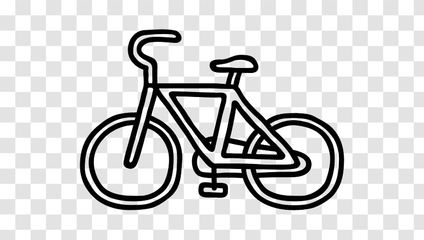 Bicycle Drawing Cycling Coloring Book Downhill Mountain Biking - Vehicle Horn Transparent PNG