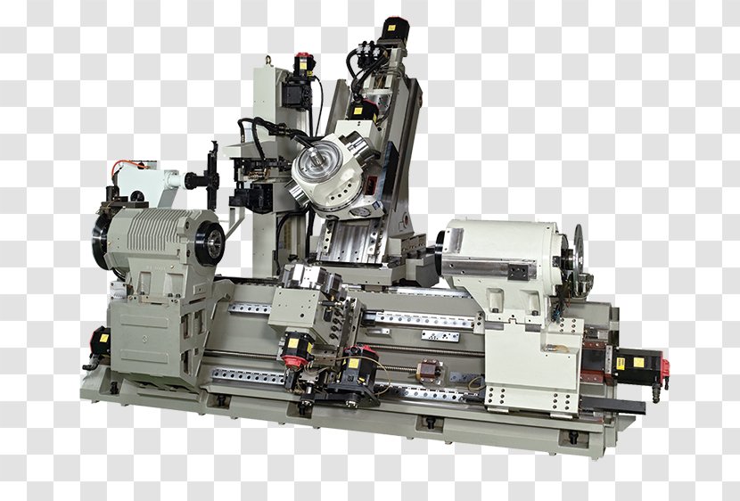 Computer Numerical Control Lathe Milling Machine Tool Machining - Axle Transparent PNG