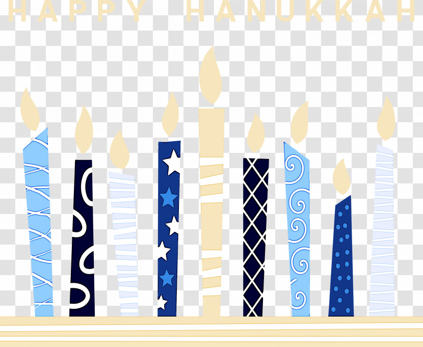 Hanukkah Candle Hanukkah Happy Hanukkah Transparent PNG