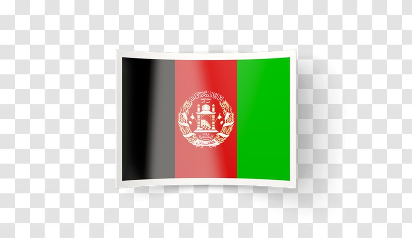 Afghanistan Flag Brand Rectangle - Red Transparent PNG