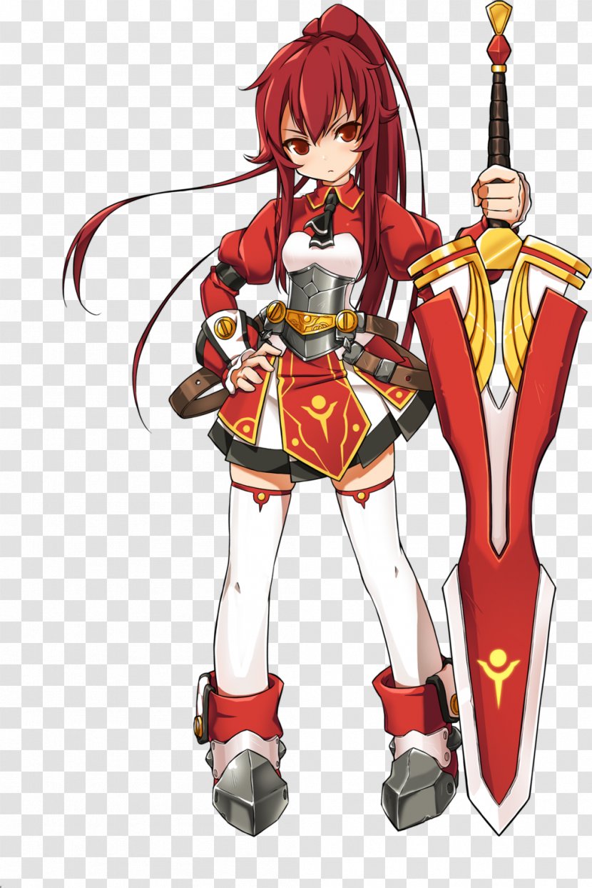 Elsword Elesis Grand Chase Massively Multiplayer Online Game - Watercolor - Cartoon Transparent PNG