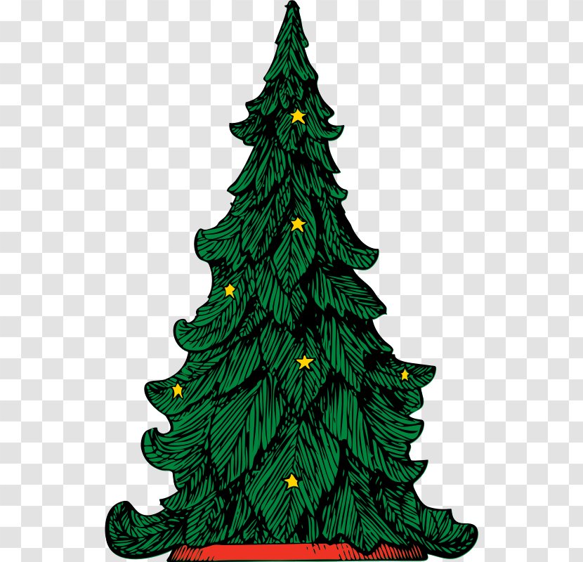 Christmas Tree Clip Art - Conifer - Small Images Transparent PNG