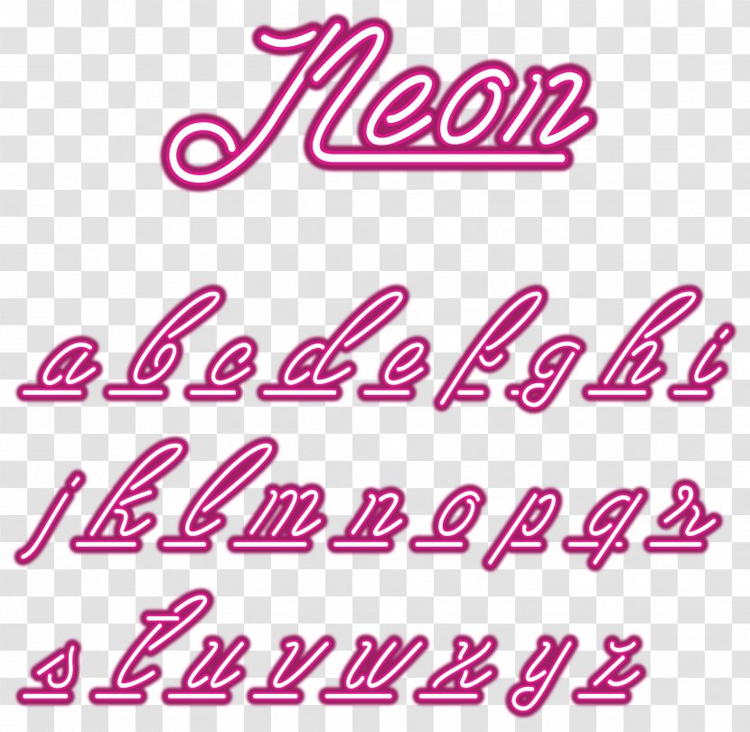 Neon Lighting Lamp - Brand - Pink Art Word Transparent PNG