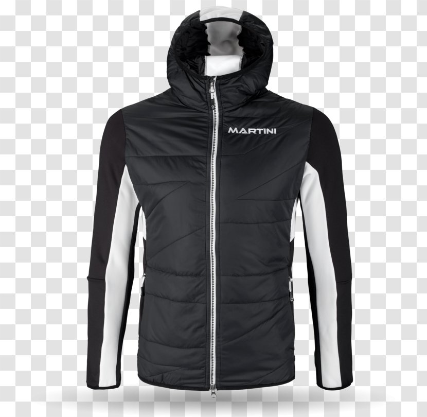 Hoodie Martini Sportswear GmbH Jacket PrimaLoft - Black - Wind Power Transparent PNG