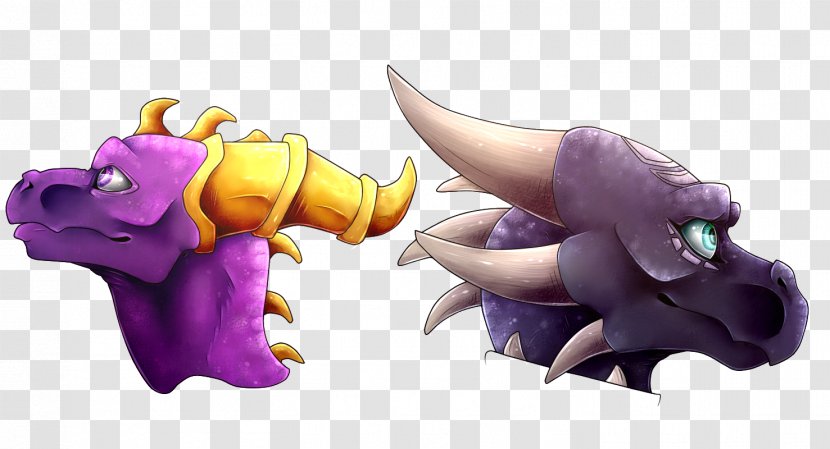 Figurine Purple Legendary Creature - Dynamic Duo Transparent PNG