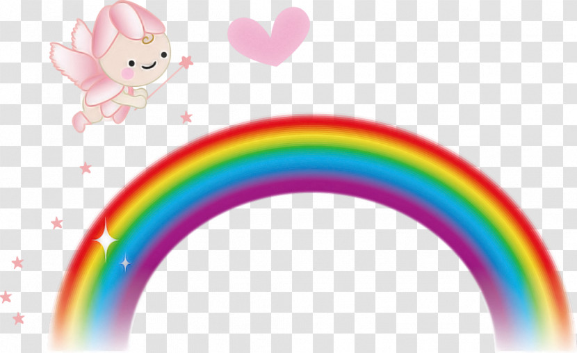 Pink M Rainbow Shops Line Meter Transparent PNG