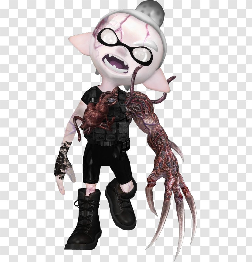 Splatoon 2 G-Virus Resident Evil Mutant - Figurine - Tyrant Transparent PNG