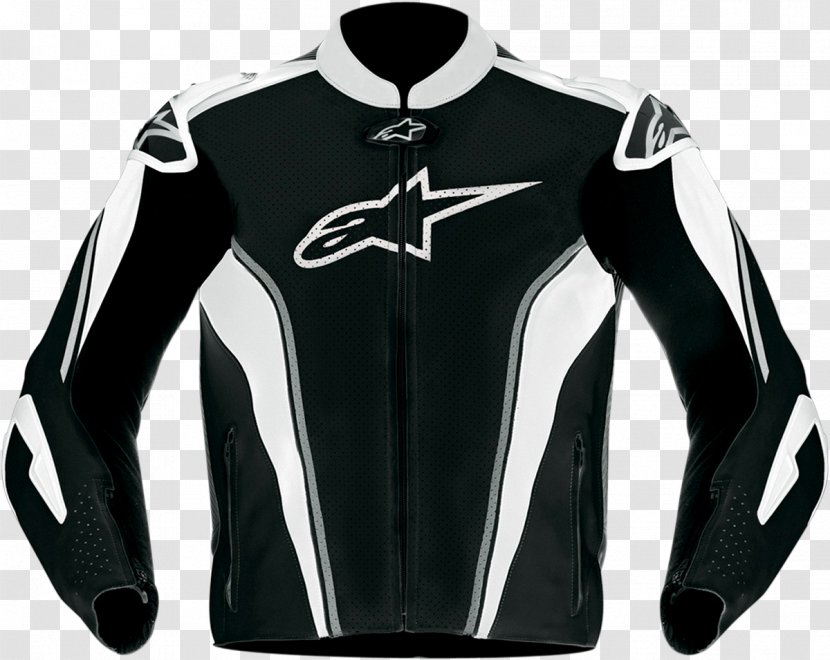 Alpinestars Leather Jacket Motorcycle - Windbreaker Transparent PNG