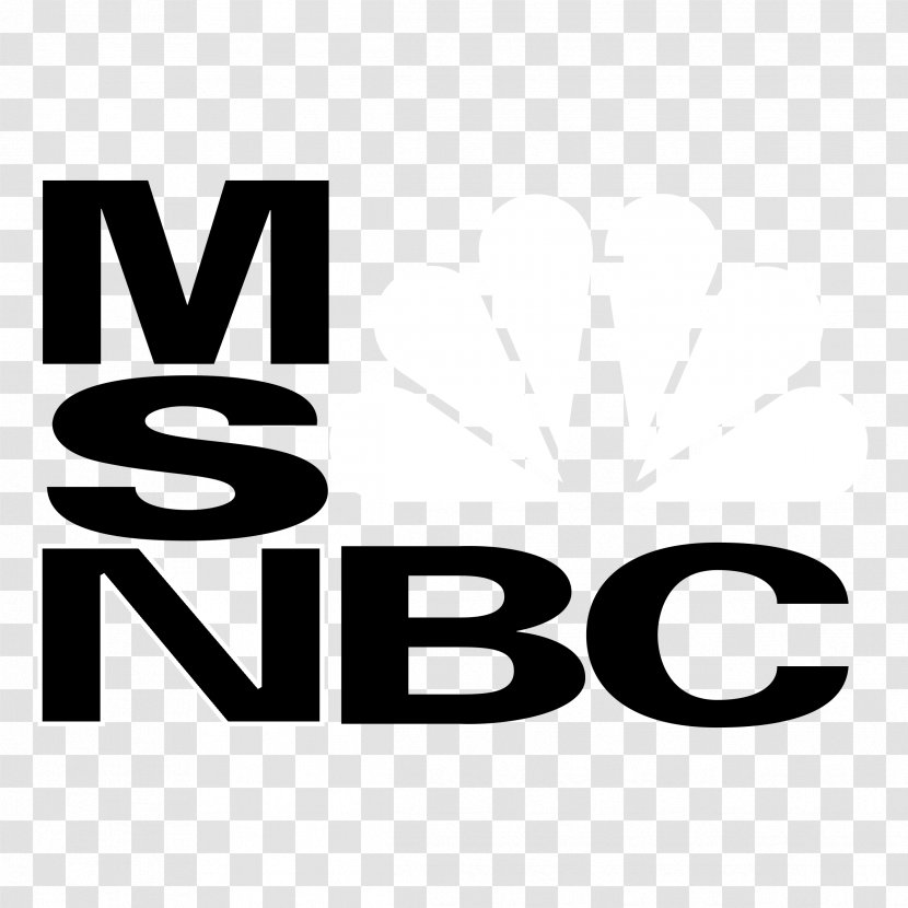 MSNBC Logo Of NBC Fox News - Monochrome Photography - Asics Transparent PNG