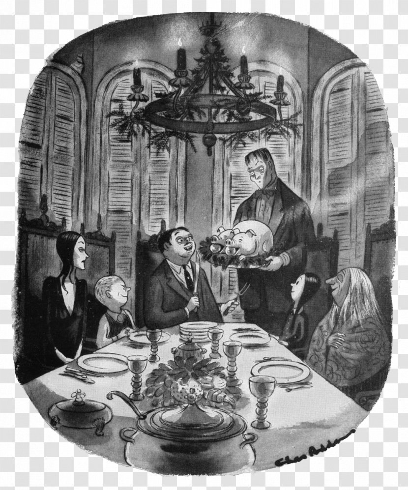Chas Addams Half-Baked Cookbook: Culinary Cartoons For The Humorously Famished Monster Rally And Evil Morticia World Of Charles - Cartoonist - Comic Strip Transparent PNG