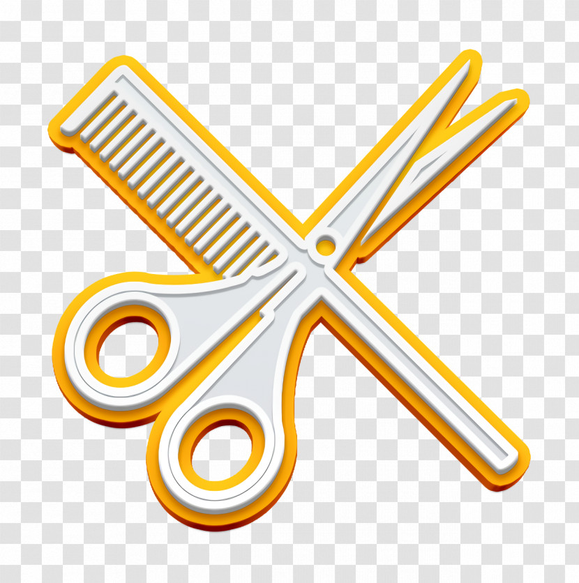 Hair Salon Icon Scissor Icon Scissors And Comb Icon Transparent PNG