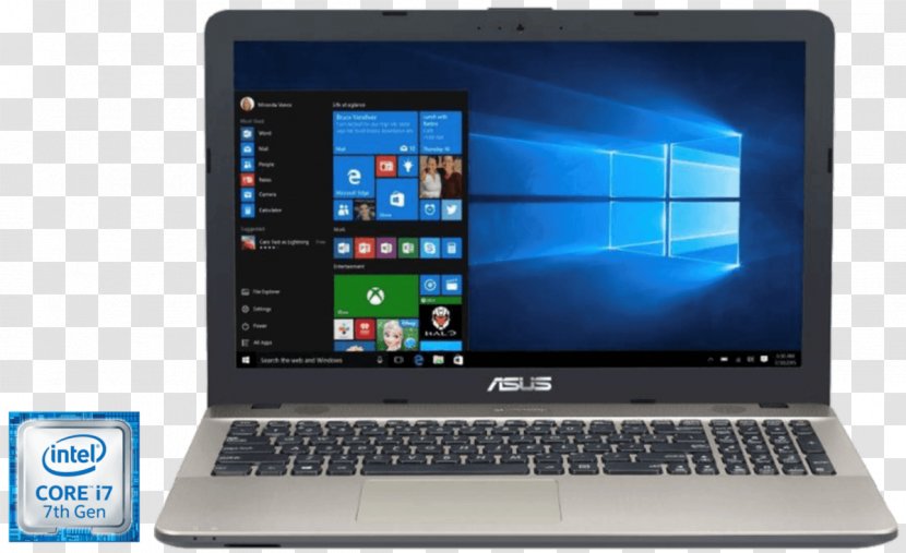 Laptop Intel Core I7 ASUS - Multimedia Transparent PNG