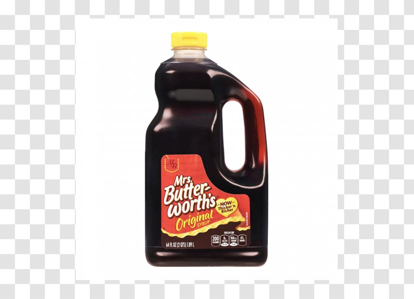 Pancake Waffle Breakfast Mrs. Butterworth's Log Cabin Syrup - Liquid - Bottle Transparent PNG