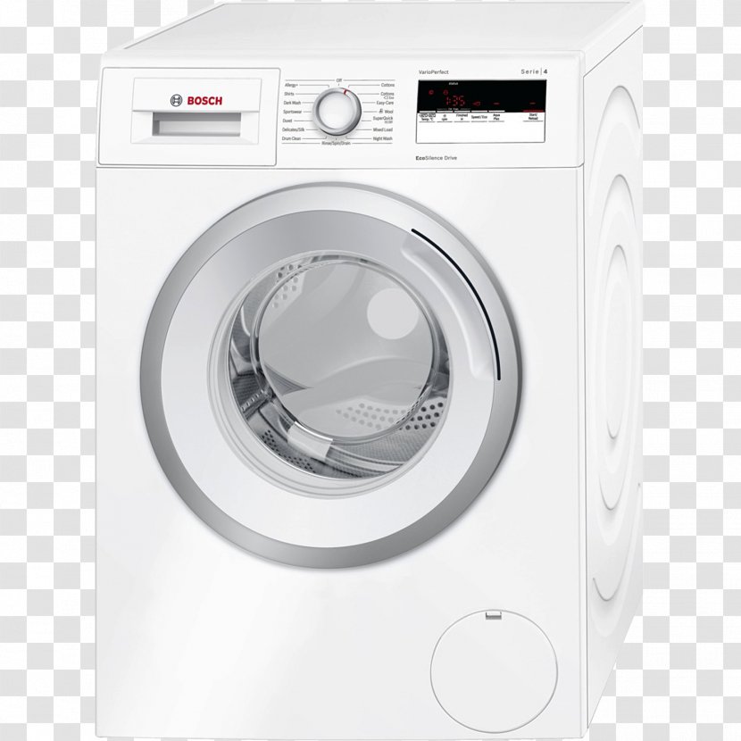Washing Machines Robert Bosch GmbH Home Appliance Serie 4 WAN24100GB WAN28100GB - Beko - Samsung Machine Manual Transparent PNG