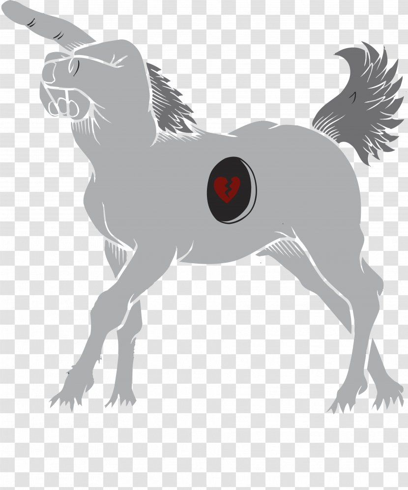 Dog Image Drawing Illustration Unicorn - Legendary Creature Transparent PNG