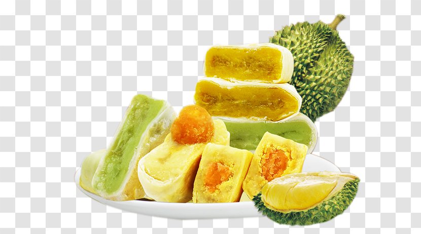 Vegetarian Cuisine Mochi Tea Bxe1nh Durian - Cakes Transparent PNG