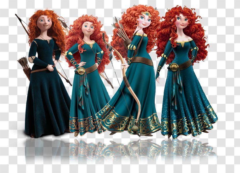 Merida Rapunzel Cinderella Disney Princess Pixar Transparent PNG