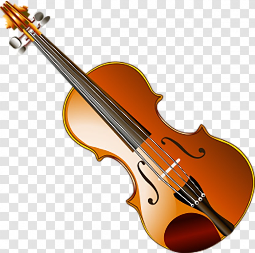 Violin Musical Instruments Cello - Watercolor Transparent PNG