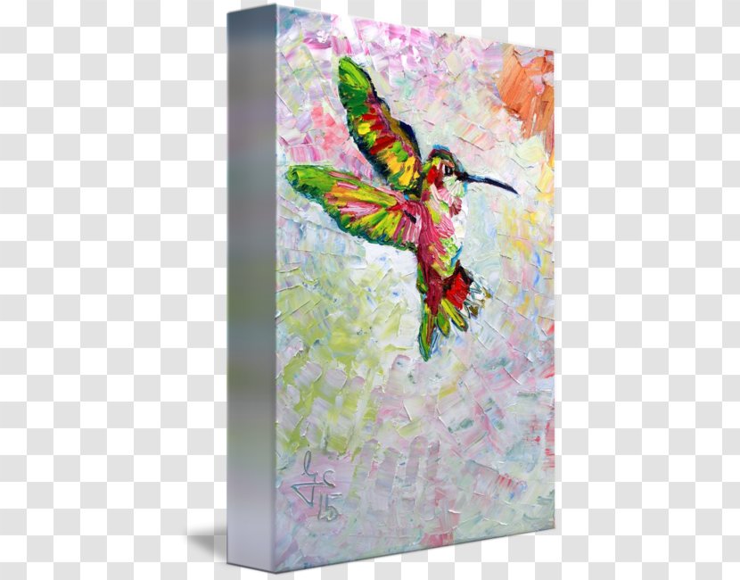 Art Oil Painting Impressionism - Watercolor Hummingbird Transparent PNG