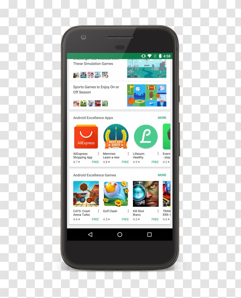 Google Play Android - Mobile Device Transparent PNG