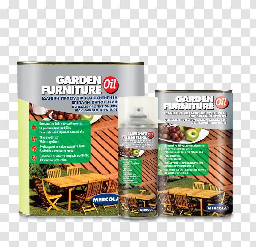 Garden Furniture Oil Wood Teak - Protective Transparent PNG