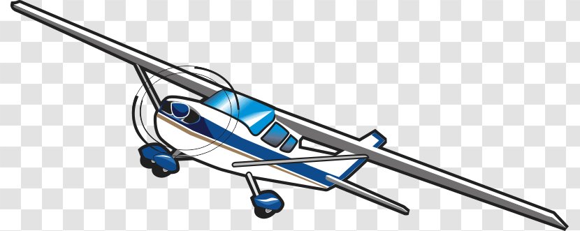 Airplane Cessna 172 182 Skylane Aircraft Flight - Plane Sketch Transparent PNG