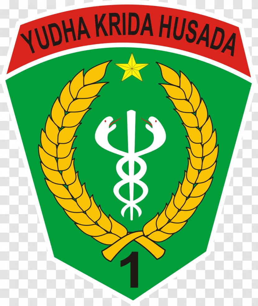 Logo Batalyon Kesehatan 1/Kostrad Indonesian Army Infantry Battalions - Signage - Sahabat Transparent PNG