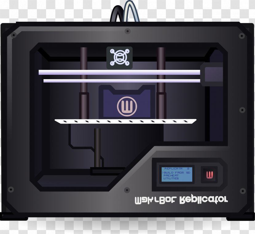 Printer 3D Printing Computer Graphics Prototype Manufacturing - 3d Transparent PNG