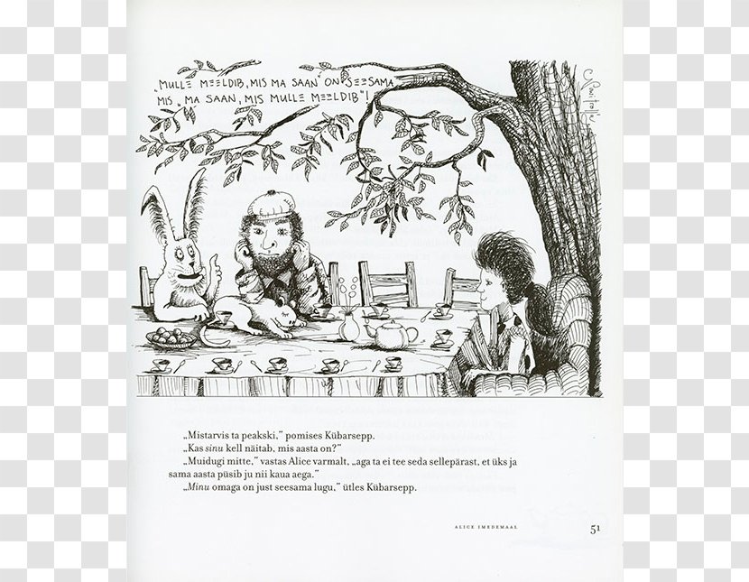 Cartoon Poster Human Behavior Drawing /m/02csf - Tree - Alice In Wonderland Pocket Watch Transparent PNG