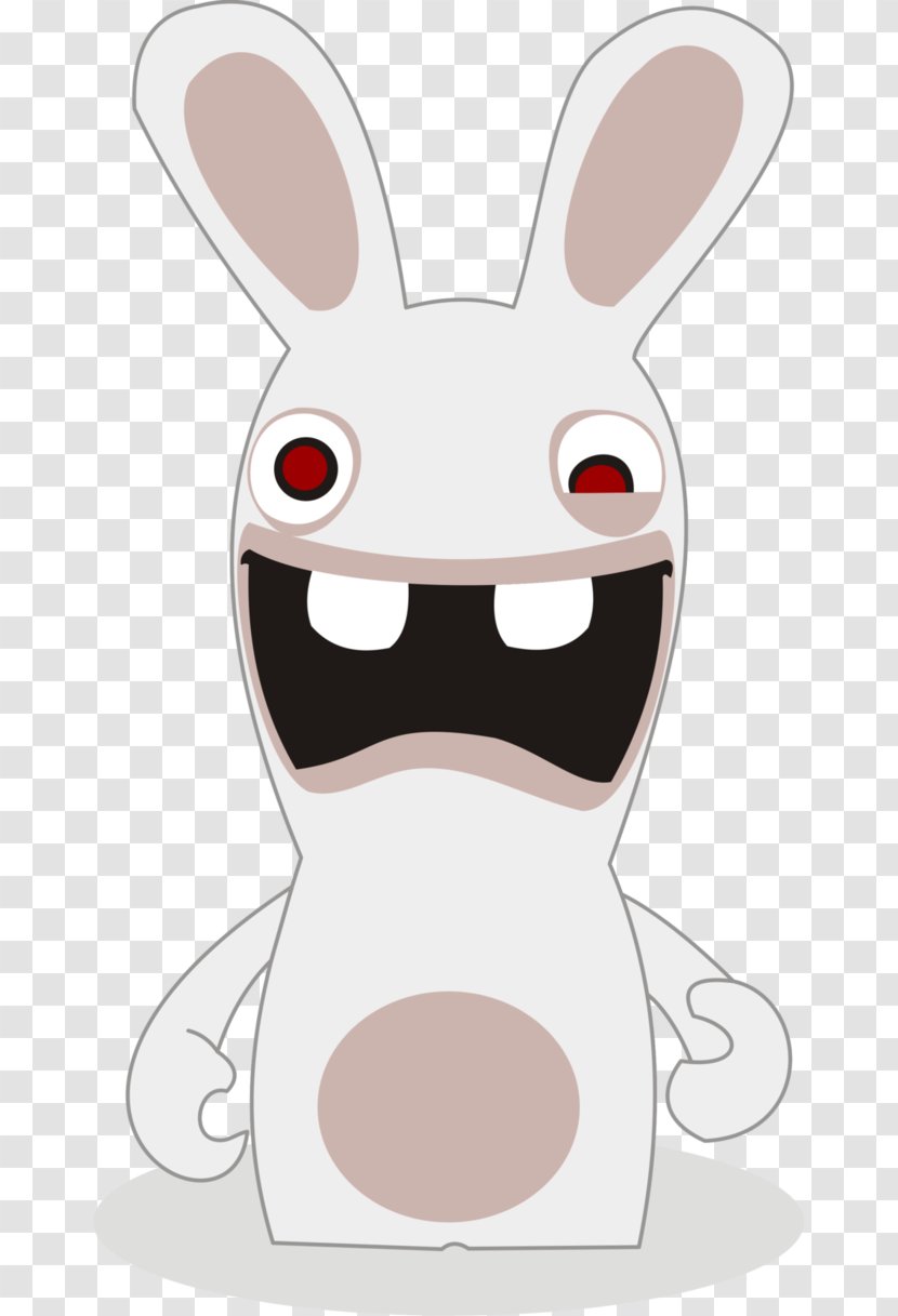 Rayman Raving Rabbids 2 Rabbids: TV Party Origins Drawing - Rabbit Transparent PNG