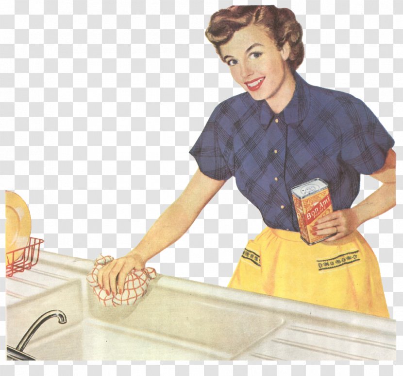 Housekeeping Homemaker Housewife Cleaning Cleaner - Ju Transparent PNG