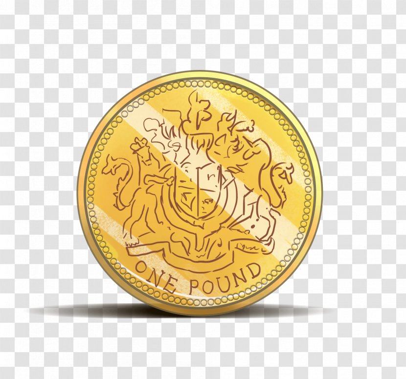 Metal Coin Money Gold Currency - London Eye Transparent PNG