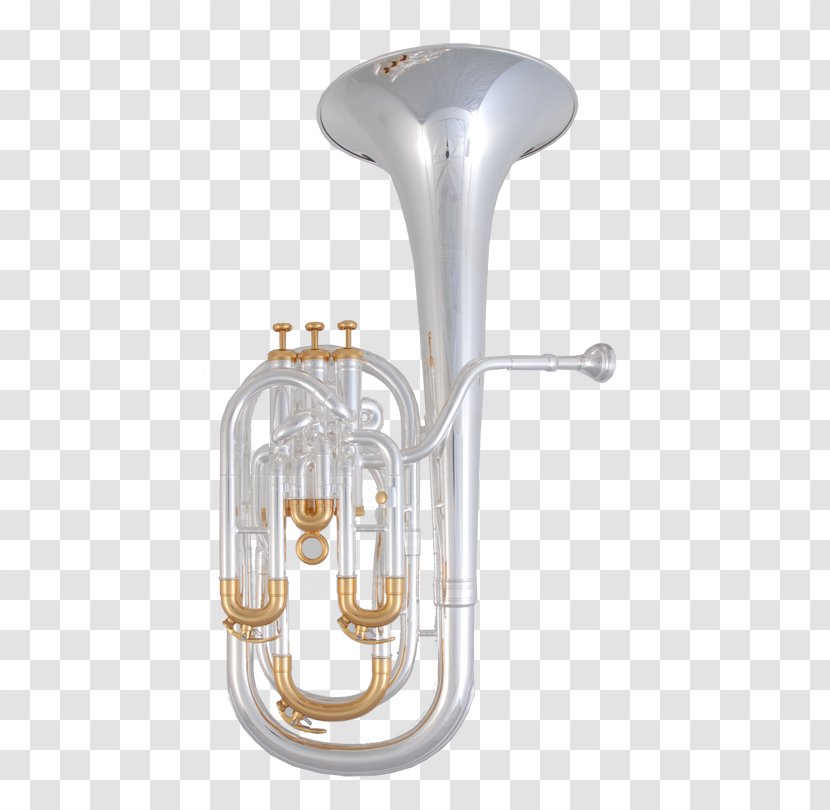 Saxhorn Mellophone Tenor Horn Euphonium Cornet - Brass Instrument - Design Transparent PNG