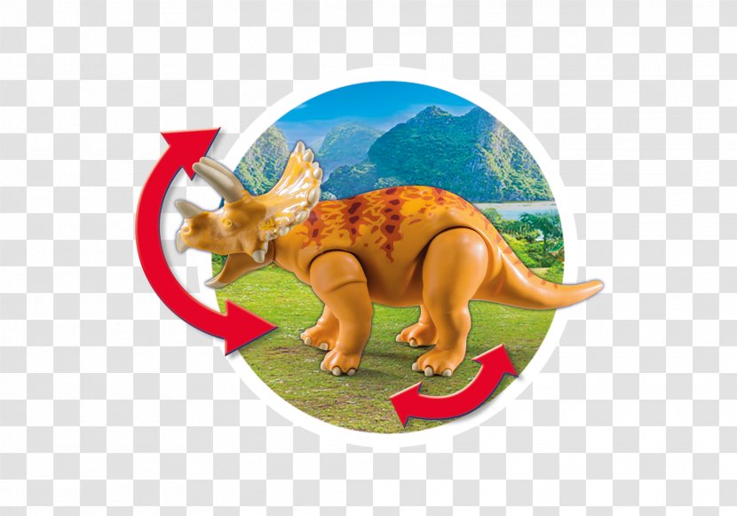 Playmobil Dinosaur Triceratops Off-road Vehicle Jeep - Coloring Book Transparent PNG