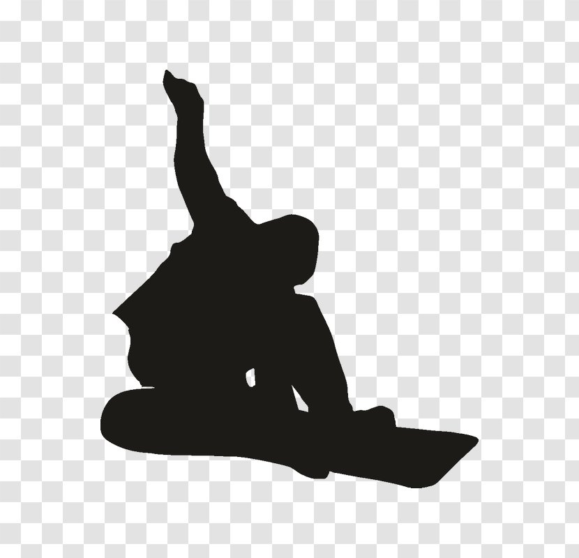 Sticker Snowboarding Sports Tennis Player Skateboarding - Finger - Snowboard Transparent PNG