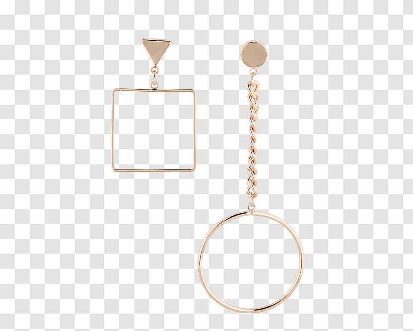 Earring Charms & Pendants Body Jewellery Gemstone - Golden Geometric Circle Transparent PNG