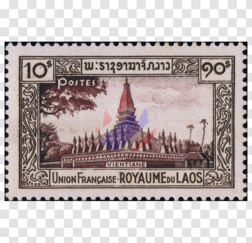 Postage Stamps Luang Prabang French Protectorate Of Laos Kingdom Collecting - Mail - Pa Barng Transparent PNG