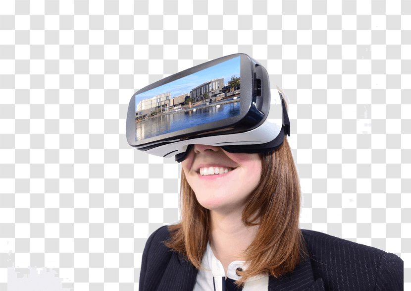 Virtual Reality Headset PlayStation VR Samsung Gear - Augmented - Wearing A Transparent PNG