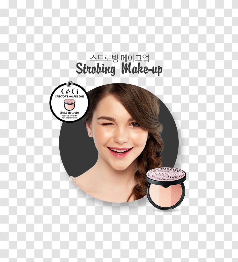 Eye Shadow Cheek Eyebrow Eyelash Hair Coloring - Smile - Makeup Banner Transparent PNG