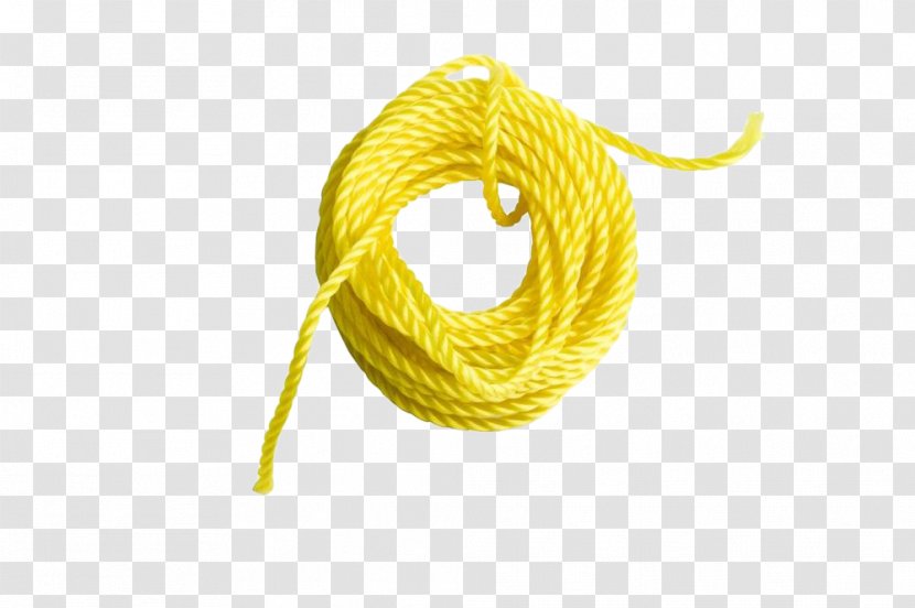 Rope Yellow Knot Photography - Wrapped Transparent PNG