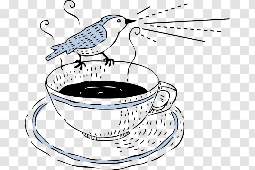 Coffee Cup Beak Drawing Line Art Clip - Tableware - Design Transparent PNG