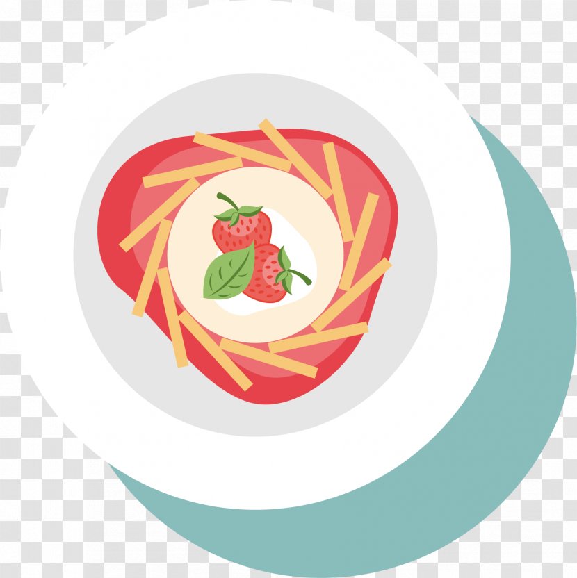 Euclidean Vector - Fruit - Hand-painted Delicious Strawberry Food Transparent PNG