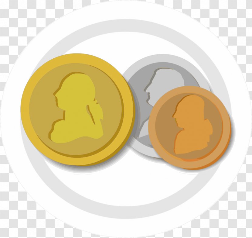 Coin Gold Clip Art - Wikimedia Commons - Coins Floating Material Transparent PNG