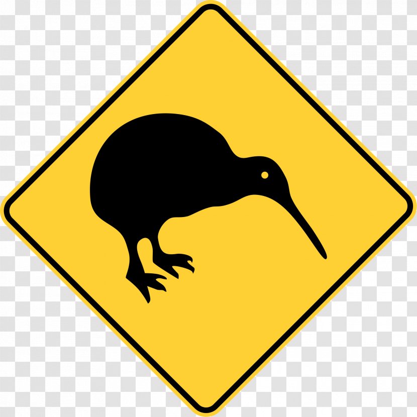 New Zealand Bird North Island Brown Kiwi Southern - Road Signs In Transparent PNG