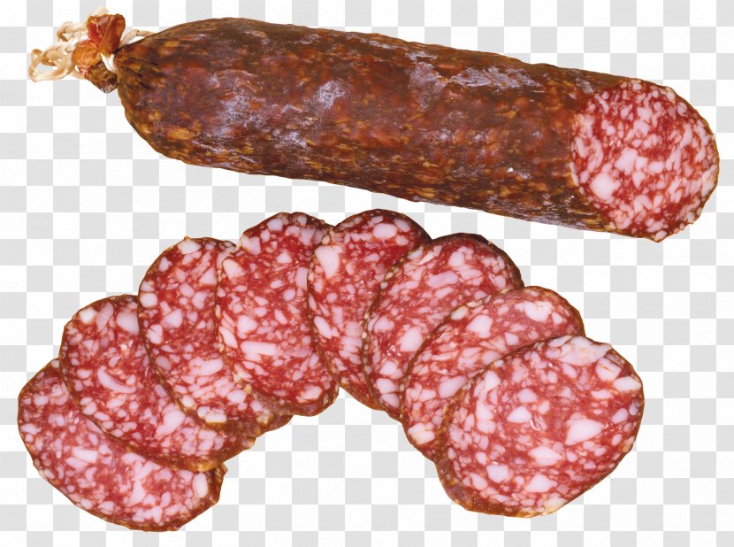 Sausage Salami Butterbrot Smoking Ham - Cold Cut - Cervelat Image Transparent PNG